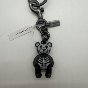 Coach Halloween Skeleton Bear Bag Charm